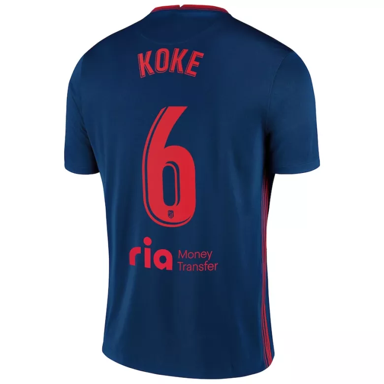 KOKE #6 Atletico Madrid Away Soccer Jersey 2020/21 - vstockx
