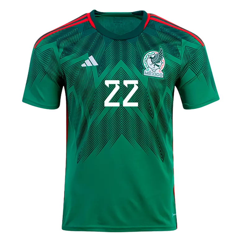 H.LOZANO #22 Mexico Home Jersey World Cup 2022 - vstockx