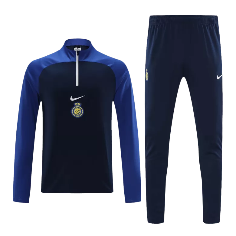 Al Nassr 1/4 Zip Tracksuit 2023/24 Blue&Black - vstockx
