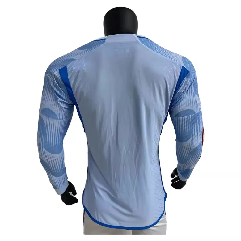 Authentic Spain Away Long Sleeve Soccer Jersey 2022 - vstockx