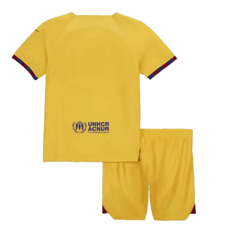Barcelona Fourth Away Kids Jerseys Kit 2022/23 - vstockx