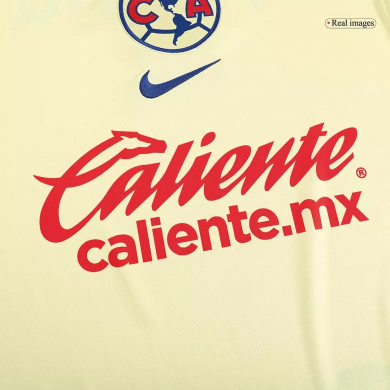 Club America Home Long Sleeve Soccer Jersey 2023/24 - vstockx