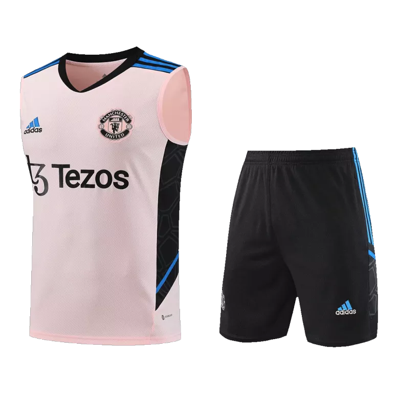 Manchester United Jerseys Sleeveless Training Kit 2022/23 Pink - vstockx