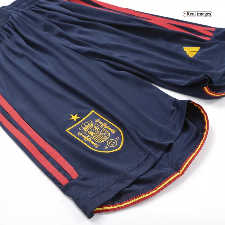 Spain Home Soccer Shorts 2022 - vstockx