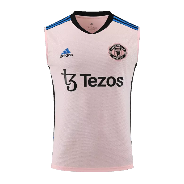 Manchester United Jerseys Sleeveless Training Kit 2022/23 Pink - vstockx