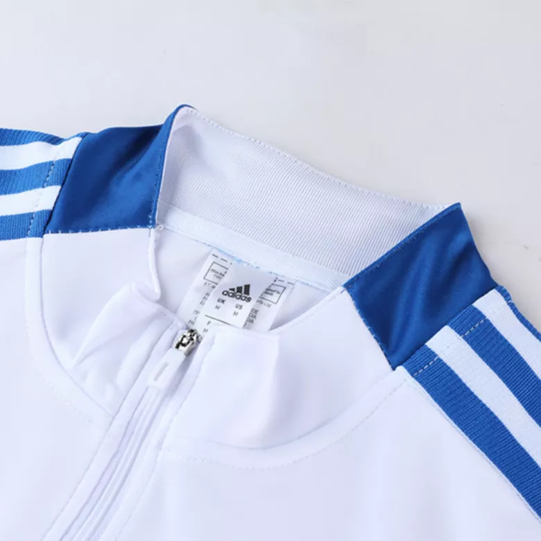 Real Madrid 1/4 Zip Tracksuit 2021/22 White - vstockx