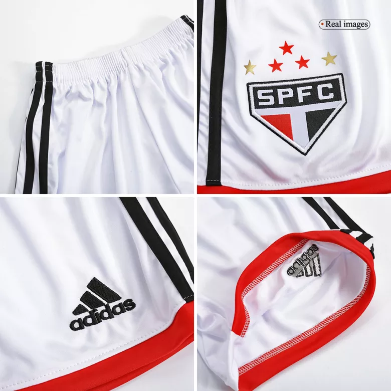 Sao Paulo FC Home Kids Soccer Jerseys Kit 2022/23 - vstockx