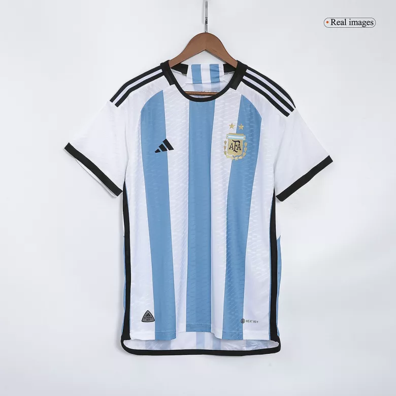 Argentina Home Authentic Jersey World Cup 2022 - Final Edition - vstockx