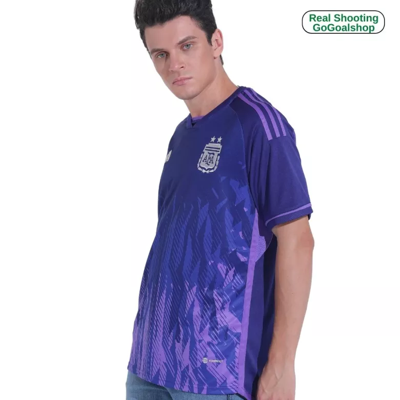 Argentina Away Soccer Jersey 2022 - vstockx