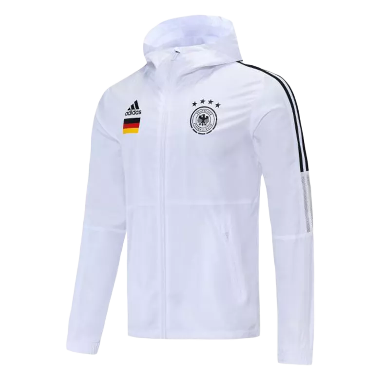 Germany Hoodie Windbreaker Jacket 2021/22 - White - vstockx