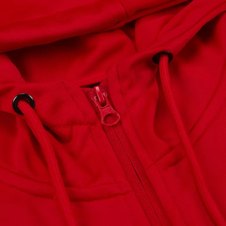 Atletico Madrid Hoodie Tracksuit 2021 Kids Red - vstockx
