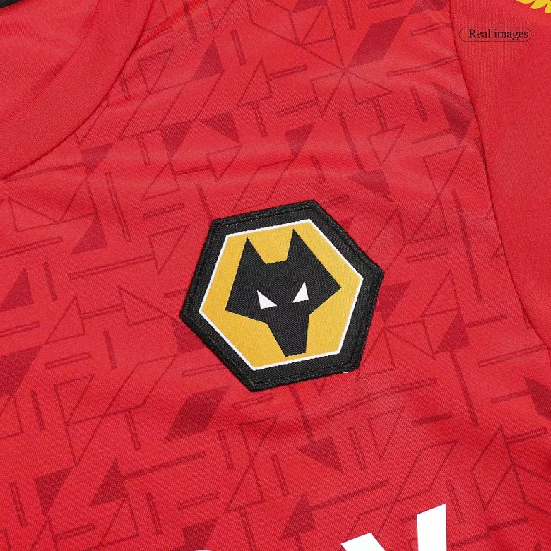 Wolverhampton Wanderers Away Kids Soccer Jerseys Kit 2023/24 - vstockx