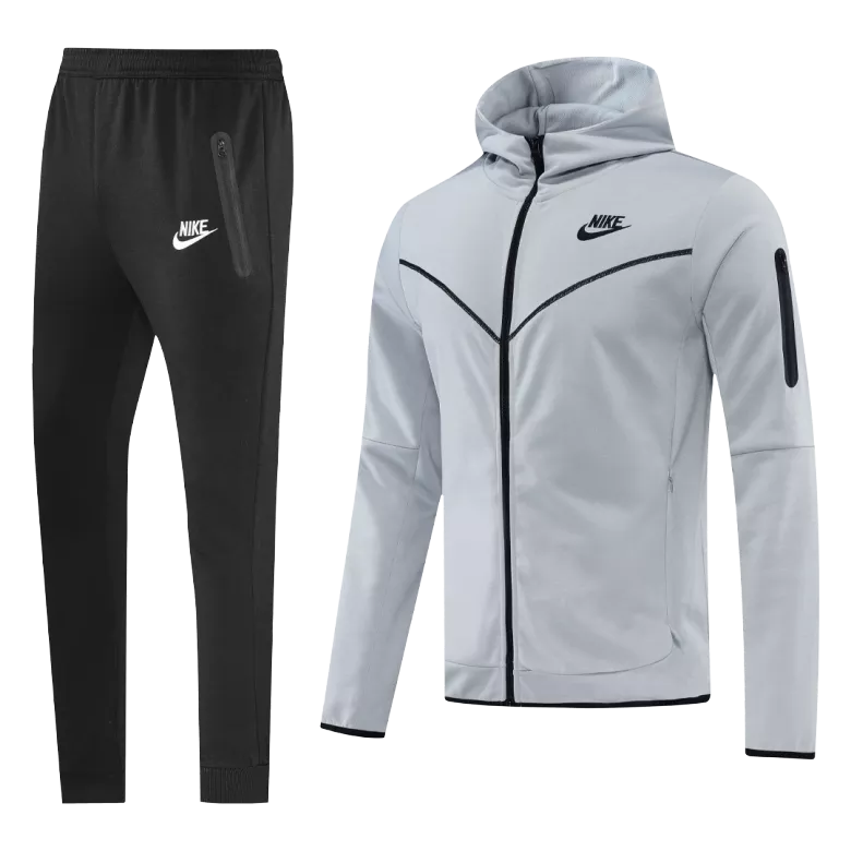 Hoodie Customize Tracksuit 2022 Gray - vstockx