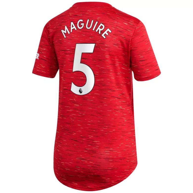 MAGUIRE #5 Manchester United Home Soccer Jersey 2020/21 Women - vstockx