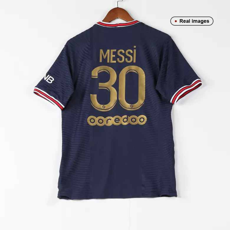 Authentic Messi #30 PSG Home Jersey 2021/22 By Jordan Ballon d'Or Special Gold Font - vstockx