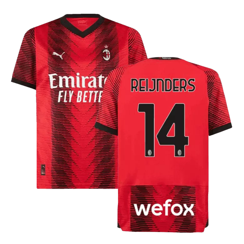 REIJNDERS #14 AC Milan Home Soccer Jersey 2023/24 - vstockx