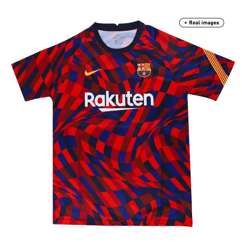 Barcelona Pre-Match Soccer Jersey 2020/21 - vstockx