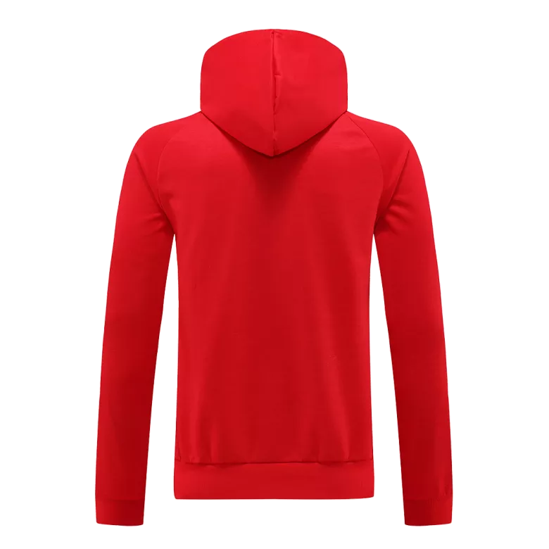 Bayern Munich Hoodie Tracksuit 2022/23 Red - vstockx