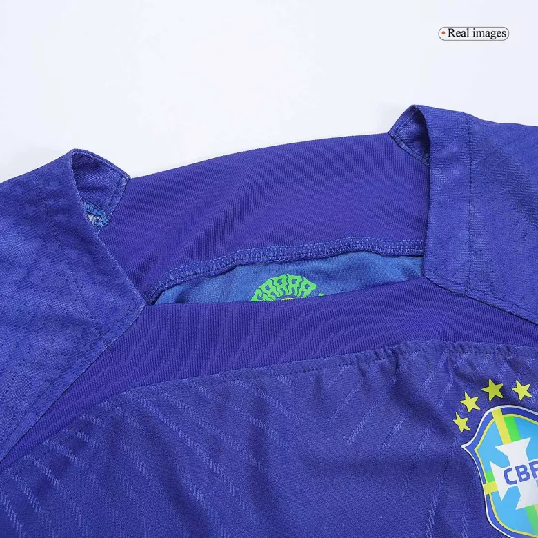 VINI JR #20 Brazil Away Authentic Jersey 2022 - vstockx