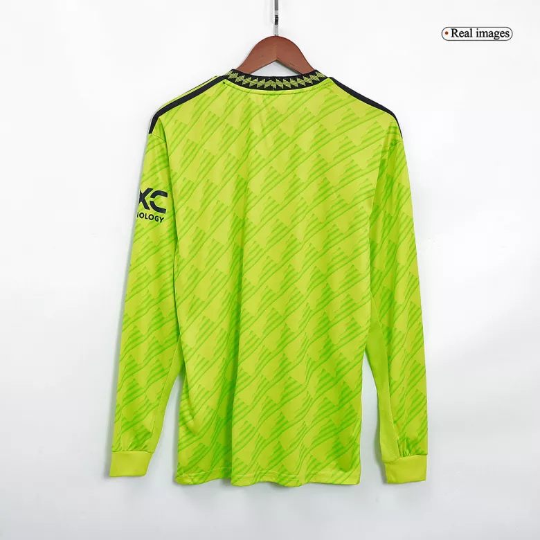 Manchester United Third Away Long Sleeve Soccer Jersey 2022/23 - vstockx
