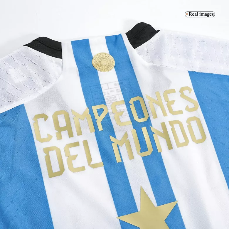 Champions Argentina 3 Stars Home Authentic Jersey 2022 - vstockx