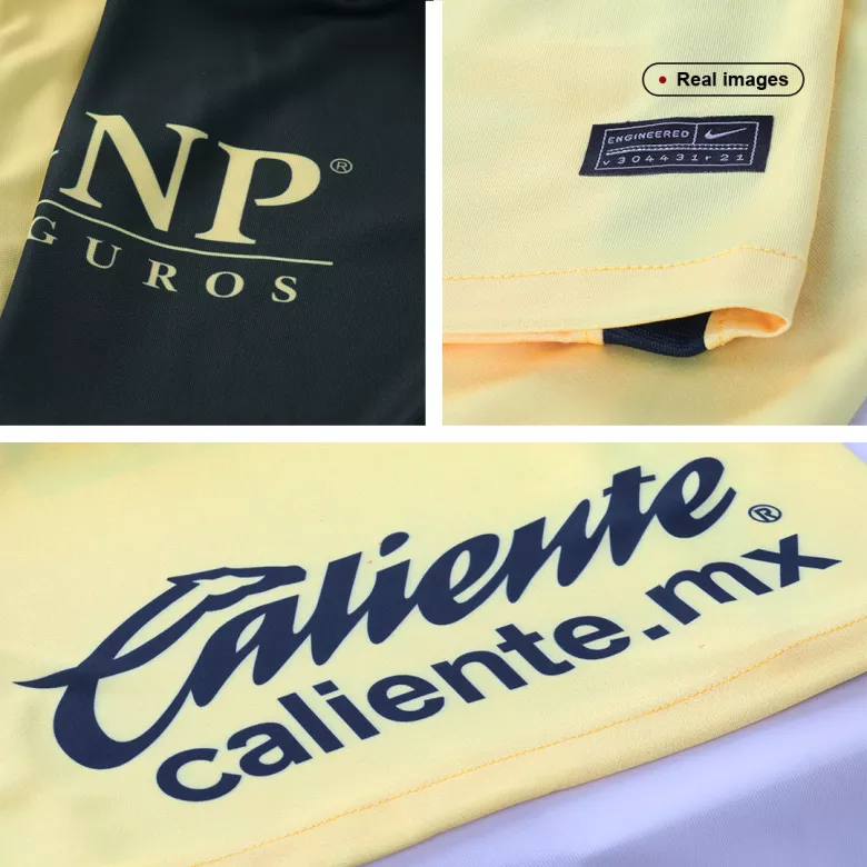 Club America Home Long Sleeve Soccer Jersey 2021/22 - vstockx