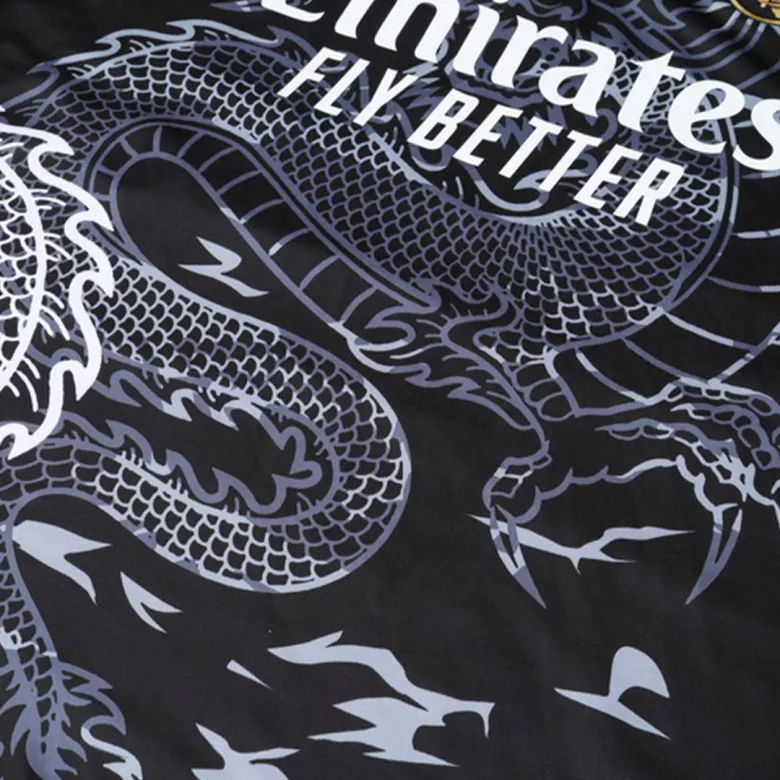 Real Madrid 1/4 Zip Tracksuit 2023/24 Kids Black - vstockx