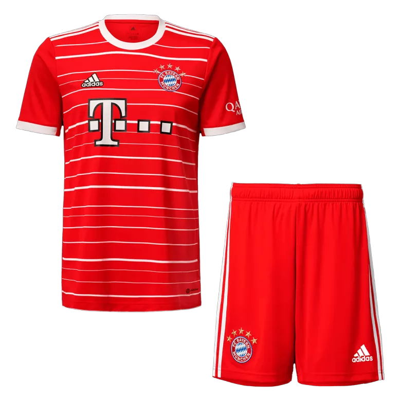 Bayern Munich Home Kids Soccer Jerseys Kit 2022/23 - vstockx