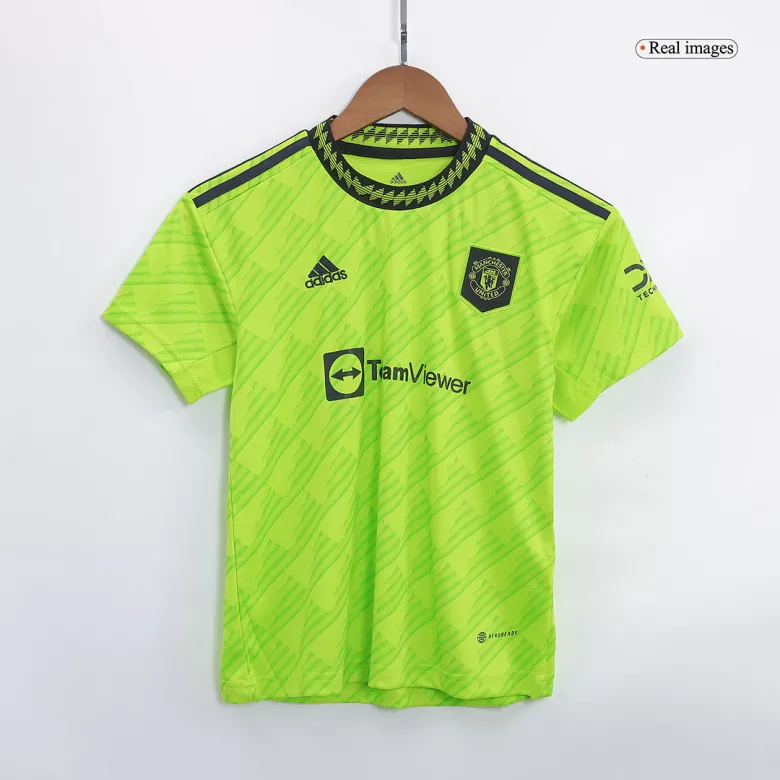 Manchester United Third Away Kids Jerseys Kit 2022/23 - vstockx