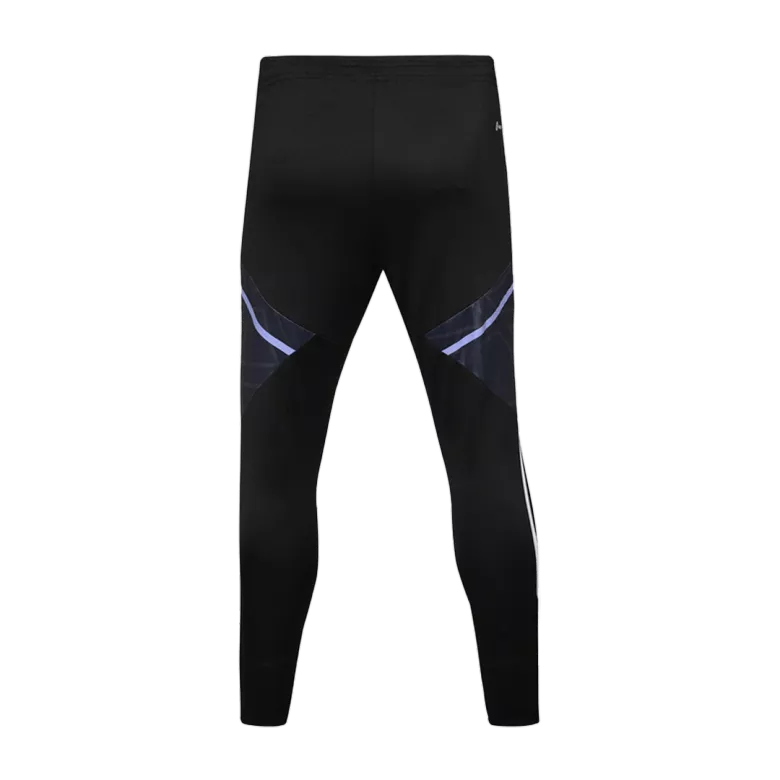 Real Madrid 1/4 Zip Tracksuit 2022/23 Kids Black - vstockx