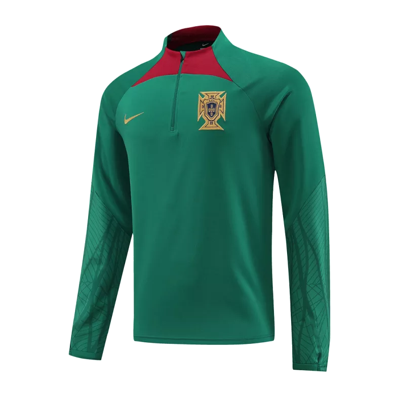 Portugal 1/4 Zip Tracksuit 2022 Green - vstockx