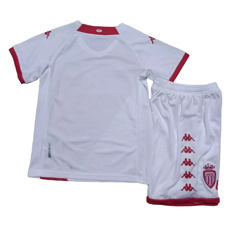 AS Monaco FC Home Kids Soccer Jerseys Kit 2022/23 - vstockx