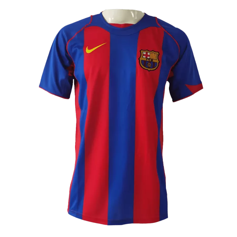 Vintage Soccer Jersey Barcelona Home 2004/05 - vstockx