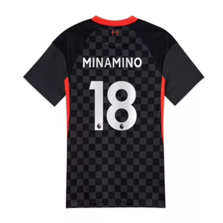 MINAMINO #18 Liverpool Third Away Soccer Jersey 2020/21 - vstockx