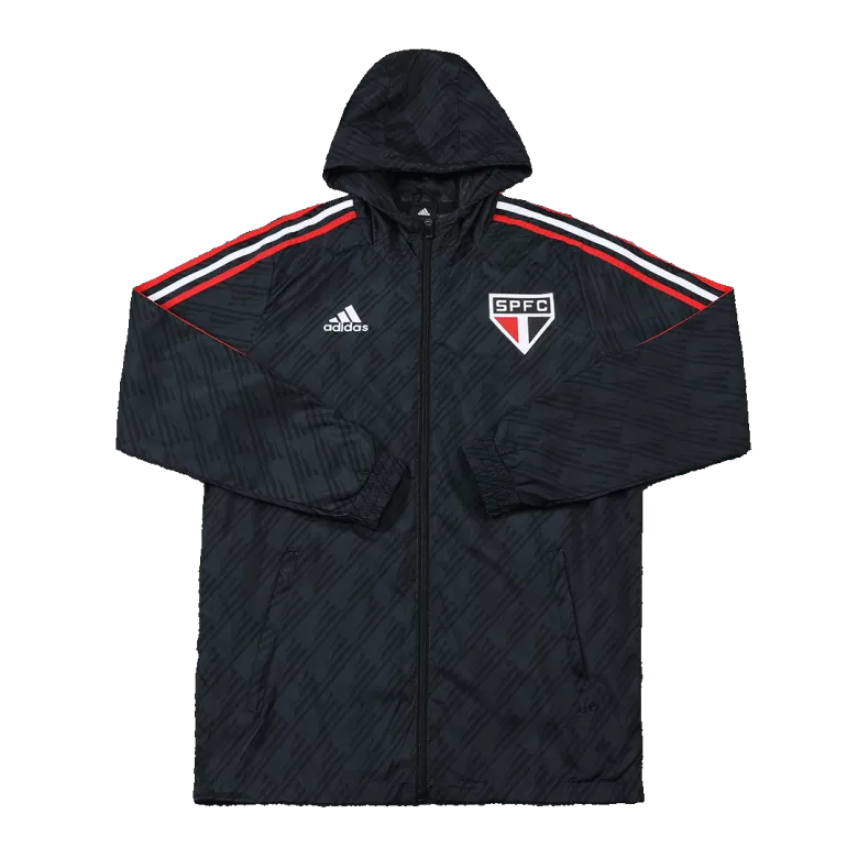 Sao Paulo FC Hoodie Windbreaker Jacket 2022/23 - Black - vstockx