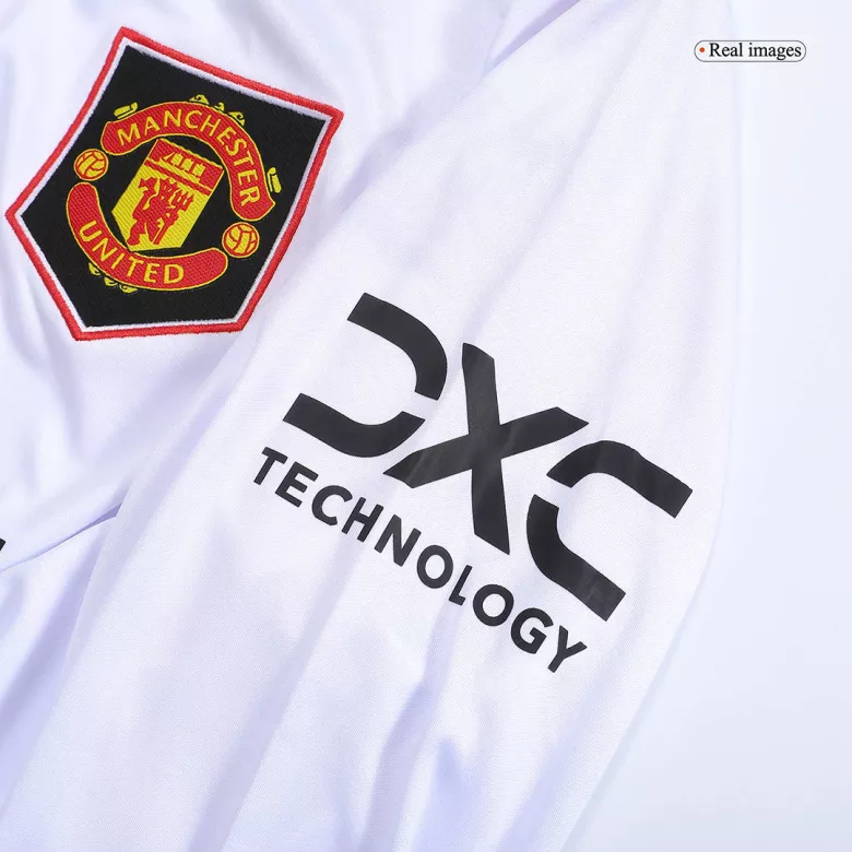 Manchester United Away Long Sleeve Soccer Jersey 2022/23 - vstockx