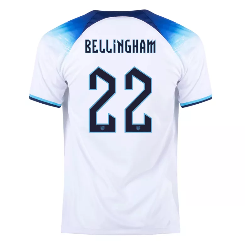 BELLINGHAM #22 England Home Jersey World Cup 2022 - vstockx