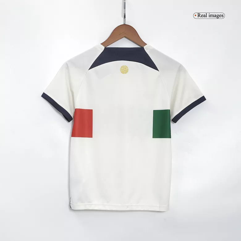 Portugal Away Kids Soccer Jerseys Kit 2022/23 - vstockx