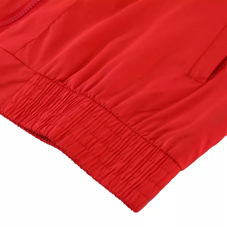 Atletico Madrid Hoodie Windbreaker Jacket 2022/23 - Red&White - vstockx