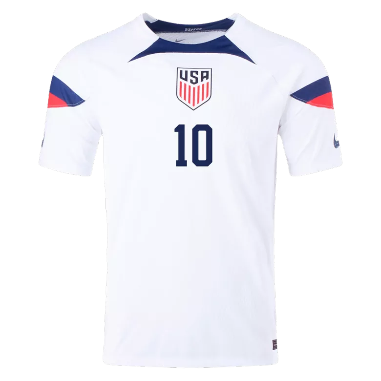 PULISIC #10 USA Home Authentic Jersey World Cup 2022 - vstockx