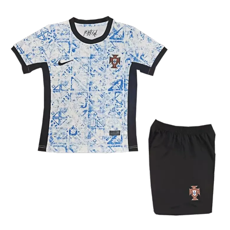 Portugal Away Kids Soccer Jerseys Kit EURO 2024 - vstockx