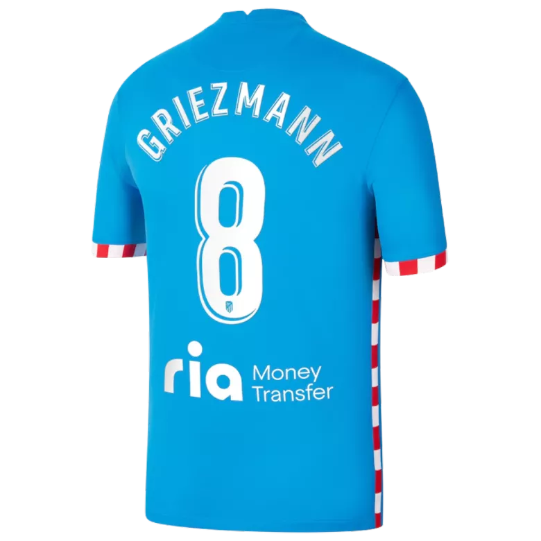 Antoine Griezmann #8 Atletico Madrid Third Away Soccer Jersey 2021/22 - vstockx