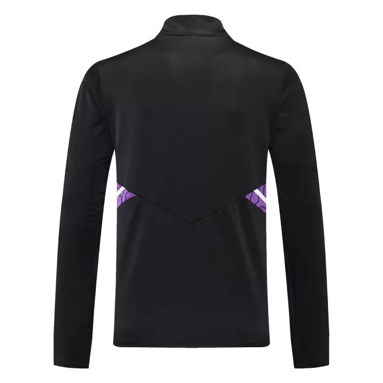 Real Madrid 1/4 Zip Tracksuit 2022/23 Black - vstockx