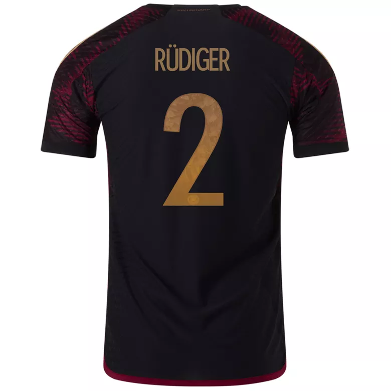 R��DIGER #2 Germany Away Authentic Jersey World Cup 2022 - vstockx