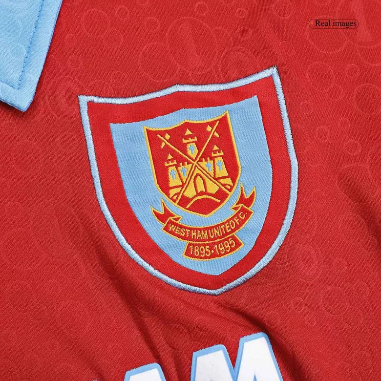 Retro West Ham United 100th Anniversary Jersey 1995/96 - vstockx