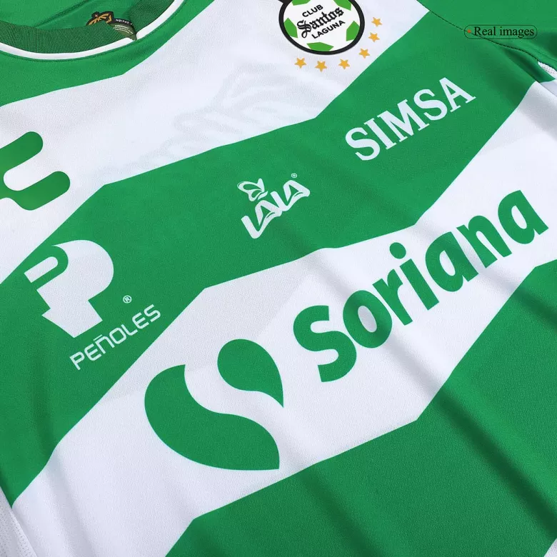 Santos Laguna Home Soccer Jersey 2023/24 - vstockx