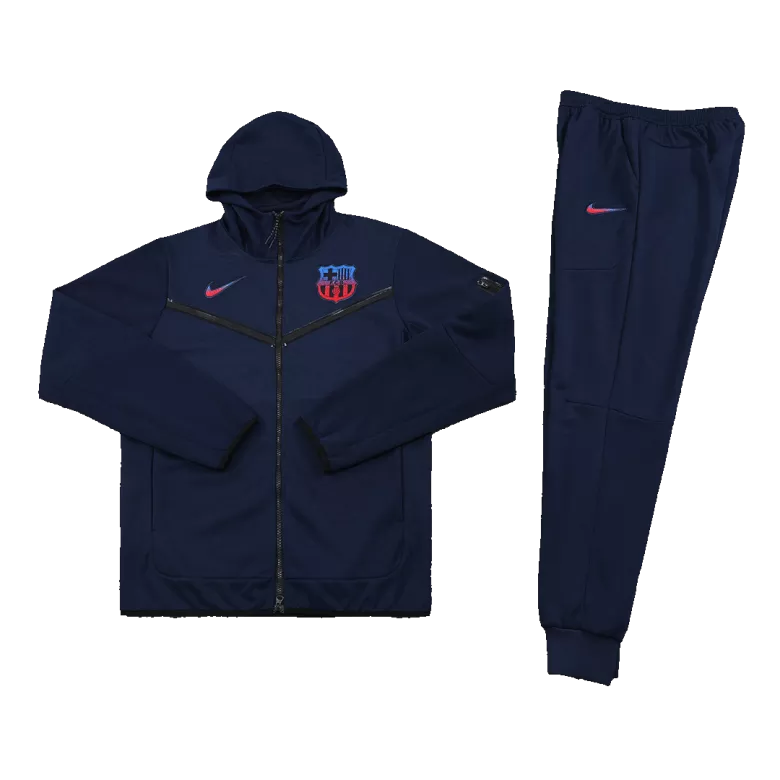 Barcelona Hoodie Tracksuit 2022/23 Navy - vstockx