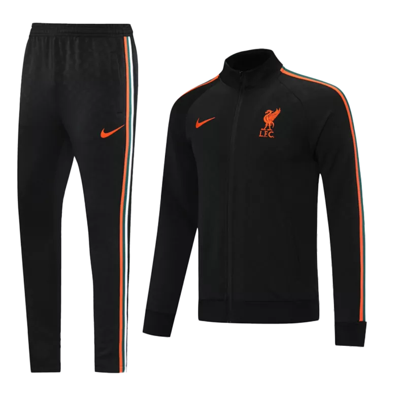 Liverpool Jacket Tracksuit 2021/22 Black - vstockx