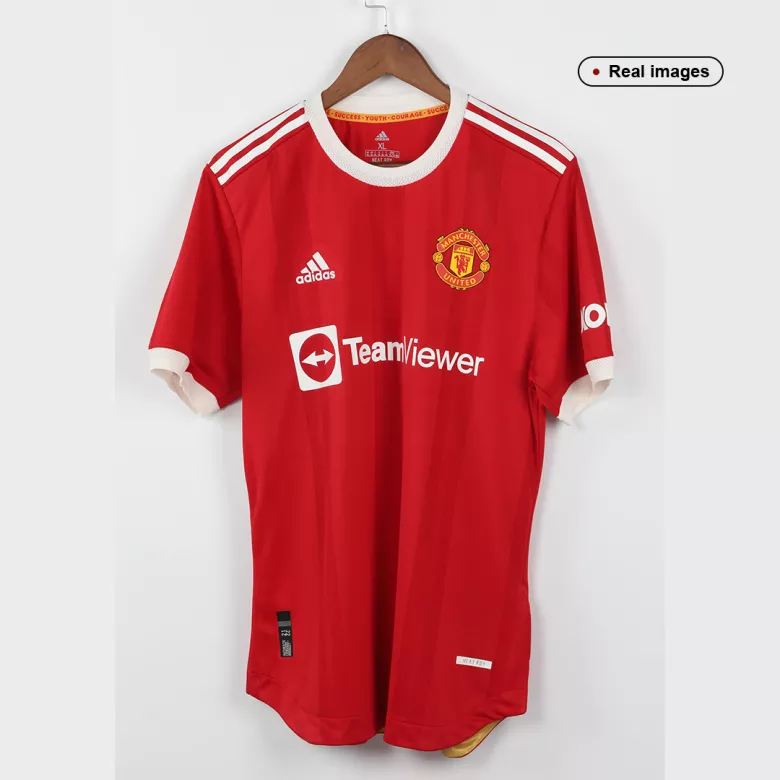 Manchester United Home Authentic Soccer Jersey 2021/22 - vstockx