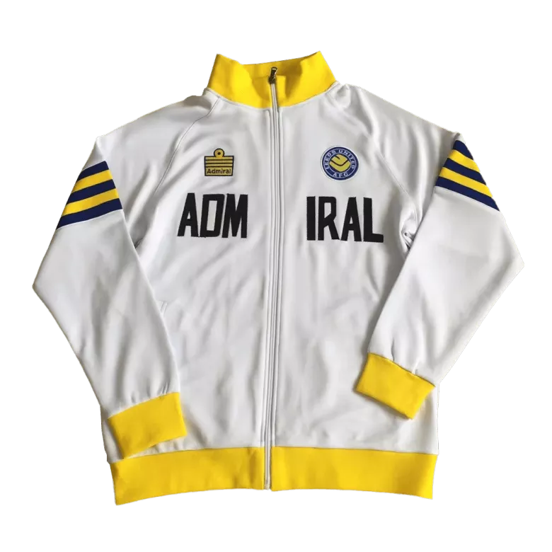 Vintage Leeds United Track Jacket 1978 - White&Yellow - vstockx